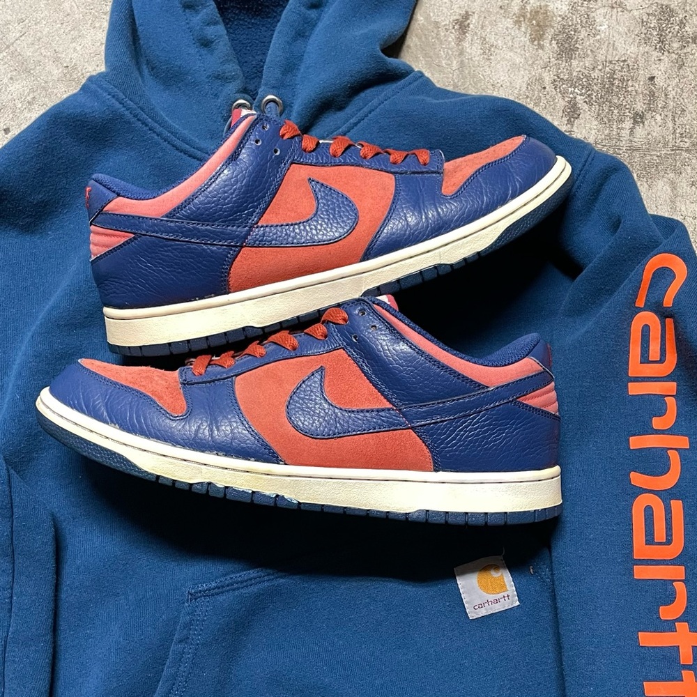 Nike Dunk Low CL Utility Orange/Meteor Blue